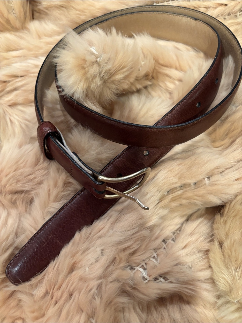 Perry Ellis, leather belt